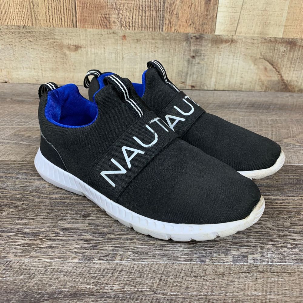 Nautica Boys Sz 3 Slip On Athletic Shoes